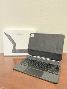 iPad Magic Keyboard Apple マジックキーボード ブラック A2261 11インチ アップル 箱付き アイパッド ケース マ9-2