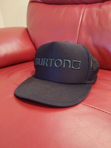 BURTONバートン　メッシュキャップ 帽子ブラック黒サーフィンスノボーキャンプアウトドア送料300円スケボースケーターヒップホップ