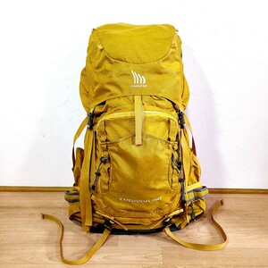 JbA12LL mountain dax マウンテンダックスEURASIA 80+ バックパック リュックサック 登山 テント泊 山岳部 長期縦走 イエロー系 