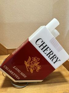  Showa Retro that time thing cigarettes illumination signboard Cherry CHERRY