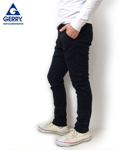 新品 GERRY ジェリー ストレッチ スキニーパンツ 黒LL 伸縮するチノパン オールシーズン 2101 ゴルフ メンズパンツ クライミング 新着