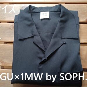 GU×1MW by SOPH. オープンカラー シャツ Sサイズ 半袖 使用感少なめ 