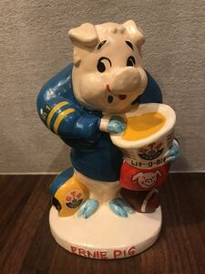  rare 70sa- knee pig that time thing Vintage american miscellaneous goods Ame toy Vintage Ad ba Thai Gin g ornament antique figure miscellaneous goods 