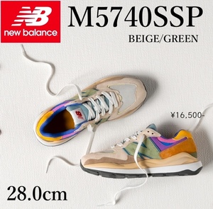 ◆モデル出品◆新品 28.0cm ニューバランス M5740SSP ビタミンカラー 定価16,500円 (公式完売スニーカー) NEW BALANCE 57/40 メンズ靴