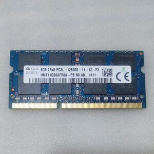 PC3L-12800S 8GB 2Rx8 SKHynix 1.35V ノートパソコン用メモリ