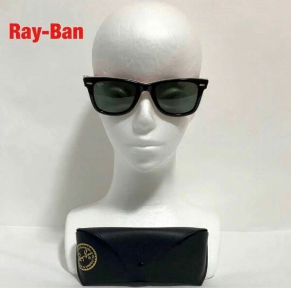 【人気】Ray-Ban　レイバン　サングラス　付属品付き　ブランドロゴ　ウェイファーラー　RB2140-A　WAYFARER