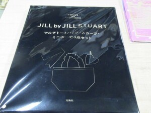 Sweet JILL by JILL STUART Jill stereo . art multi tote bag * scarf * Mini pouch 3 point set 