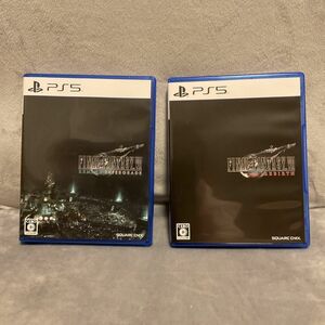 PS5 ファイナルファンタジーVII 2本セット リバース、リメイク インターグレード FINAL FANTASY REBIRTH【ディスクにキズなし・ほぼ新品】