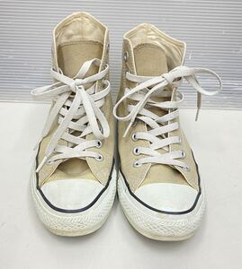 AK@ CONVERSE ALL STAR Converse all Star is ikatto sneakers 25.5cm lady's beige secondhand goods 