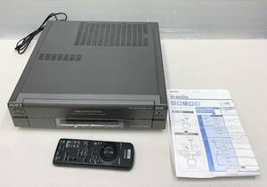 DK@ 通電確認済 SONY EV-BS3000 ビデオカセットレコーダー ソニー ビデオデッキ 96年製 VHS リモコン付き 簡易説明書付き
