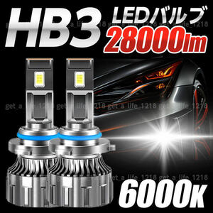 hb3 led ハイビーム ledバルブ ヘッドライト フォグランプ 明るい ホワイト 車検対応 アルファード プリウス ヴェルファイア 28000lm