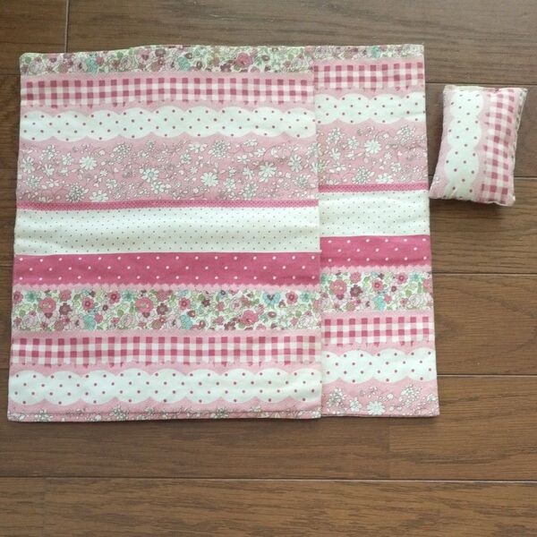 ハンドメイド リカちゃん用布団と枕