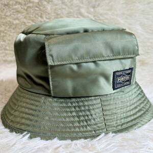 1 иен ~ редкий * PORTER BEAMS TANKER панама Porter Beams язык машина мужской женский шалфей зеленый шляпа зеленый orange 