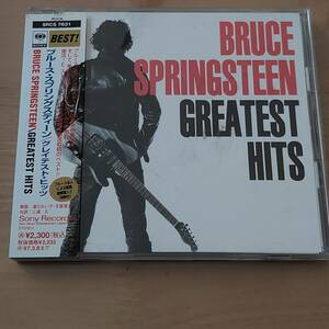 ブルース・スプリングスティーン グレイテスト・ヒッツ Bruce Springsteen GREATEST HITS SRCS7631 帯付き 美品