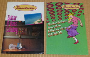 Danelectro Guitar & Bass Catalog 1999 & 2000 2set ☆ ダンエレクトロ ギター カタログ