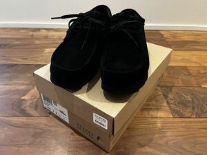 【極美品】Clarks Wallabee GTX UK8G US9 ブラックスエード クラークス ワラビー ゴアテックス