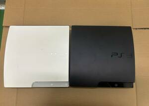 PS3 CECH-3000A 2台　ブラック&ホワイト　【ジャンク】