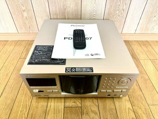  PIONEER パイオニア PD-F1007 CDチェンジャー オーディオ機器 　取扱説明書　リモコン付き　全国送料無料