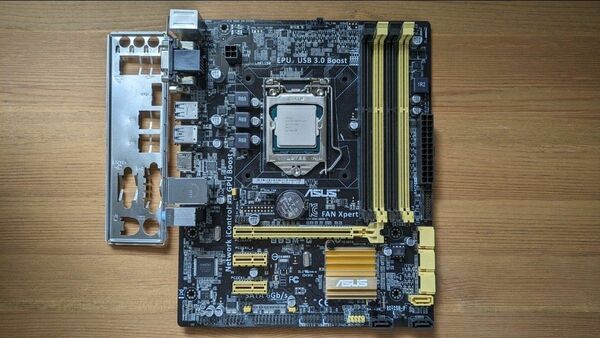 ASUS B85M-G + intel i7-4770