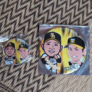 交流戦 HAWKS阪神コラボ 缶バッジセット