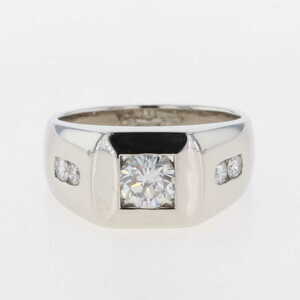  бриллиант te The Yinling g платина кольцо mere кольцо с бриллиантом 18.5 номер Pt900 бриллиант мужской [ б/у ]