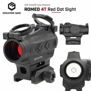 【 Evolution Gear 製】SIG ROMEO 4T ドットサイト & 1.41 マウント セット | トリジコン エボギア ダットサイト エアガン