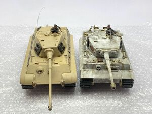 戦車 プラモデル 完成品 組済 塗装済 スケール不明 破損 欠品 あり まとめて 簡易梱包/ジャンク ※まとめて取引・同梱不可 [24-2367]