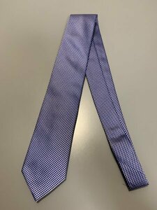 １円〜　BOSS　ボス　ネクタイ　ライトパープル　薄紫　ブルー　シルク　C2235