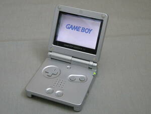  Game Boy Advance SP корпус [AGS-001] серебряный GBA пуск проверка 