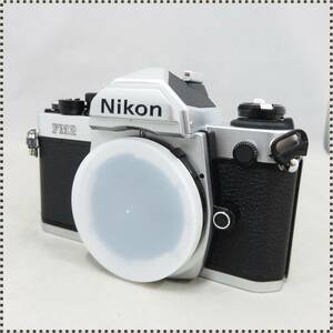 ニコン New FM2 シルバー ボディ 一眼レフフィルムカメラ 元箱付 Nikon HA060309