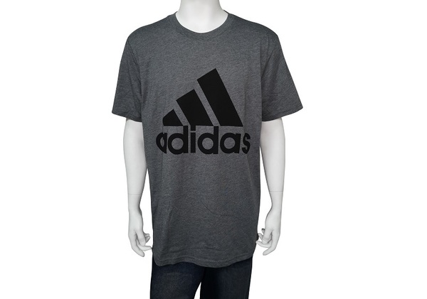 adidas アディダス メンズ 半袖Tシャツ ロゴ グレー 2XL BP7453G-2