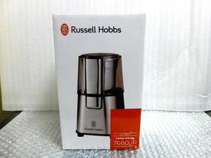 新品 ラッセルホブス コーヒー グラインダー 7660JP シルバー 未開封 電動 ミル Russell Hobbs