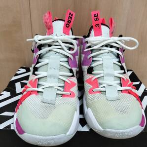 ジョーダン メンズ ホワイノット ゼロ3 Jordan Why Not Zero.3 SE バッシュ Sail/Black Spruce/Aura Flash美中古品