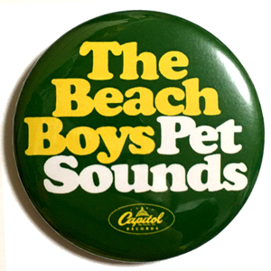デカ缶バッジ 58mm Beach Boys Pet Sounds ビーチボーイズ ペットサウンズ Brian wilson ブライアンウィルソン