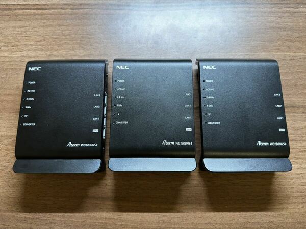 【美品】Aterm WG1200HS4 PA-WG1200HS4【3台セット】