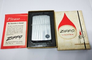 PAT 2517191 ZIPPO イタリック ビンテージ オリジナル紙箱と保証書付き デッドストック 未使用品