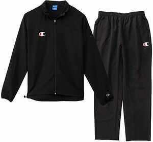 Champion Champion C3-NSC23 C3-NSD23 running jo silver g jacket & long pants top and bottom set black XL