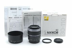 ■美品■ ニコン Nikon 1 NIKKOR VR 30-110mm F3.8-5.6 《 付属品 元箱付 》　D052657-240561