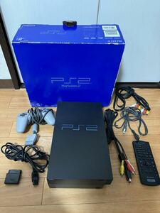 動作美品！【PS2】プレイステーション2□本体□SCPH-30000□ リモコン付き