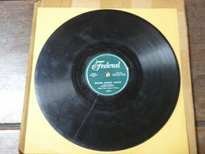 ジェームスブラウン◆1956年デビュー曲 /78回転SP盤 / JAMES BROWN / Please Please Please (Federal F1189) Shellac, 10", 78 RPM