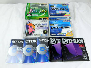 Victor TDK FUJIFILM DVD-RAM video recording for 120 minute 5.2GB 9.4GB total 30 sheets unused goods 