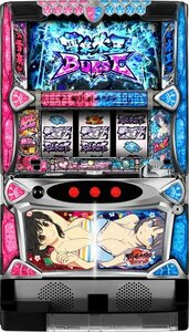 【Ｓ閃乱カグラＢＵＲＳＴＵＰ】パチスロ閃乱カグラBURST UP パチスロ実機 コイン不要機 セット☆（オーイズミラボ）