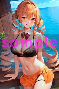 美少女 アート ポスター コスプレ 美女 巨乳 巨尻 下着 美人 可愛い マンガ イラスト セクシー アニメ ゲーム 高画質 1点もの A4 060109