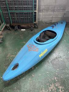 ④*PRIJONpliyon* canoe kayak HTP blue / blue Germany made total length 260cm boat / boat Osaka city pickup limitation 