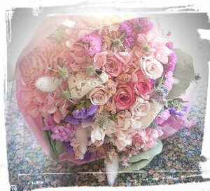 *Bouquet de minuit* rose. bouquet * preserved flower * dry flower * gratitude saleY1~*