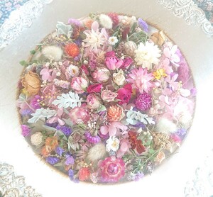 *Bouquet de minuit* материалы для цветочной композиции * сухой цветок * head *...* роза * lease * свеча * гербарий и т.п.. произведение ....*sale1 иен ~*
