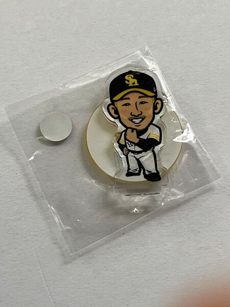 新品 福岡ソフトバンクホークス 三森大貴 アクリルスタンド 若鷹ガチャ 白のキセキ
