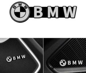 ネコポス送料無料　BMWミニ エンブレム 4個 ロゴシール スピーカー E65 E66 E81 E83 E87 E89 E90 E91 E92 E93 F01 F07 F10 F11 F20 F30 F32