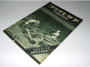 Glp_351738　アサヒグラフ　昭和8年10月11日　第21巻15号　特別増大 創刊十周年記念　表紙写真.農村風景