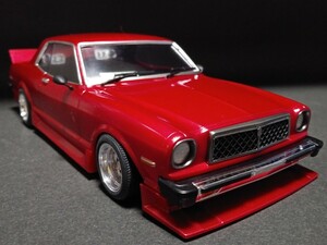 完成品　41 チェイサー　カスタム　シャコタン　旧車　14インチ　アオシマ　1/24　トヨタ 